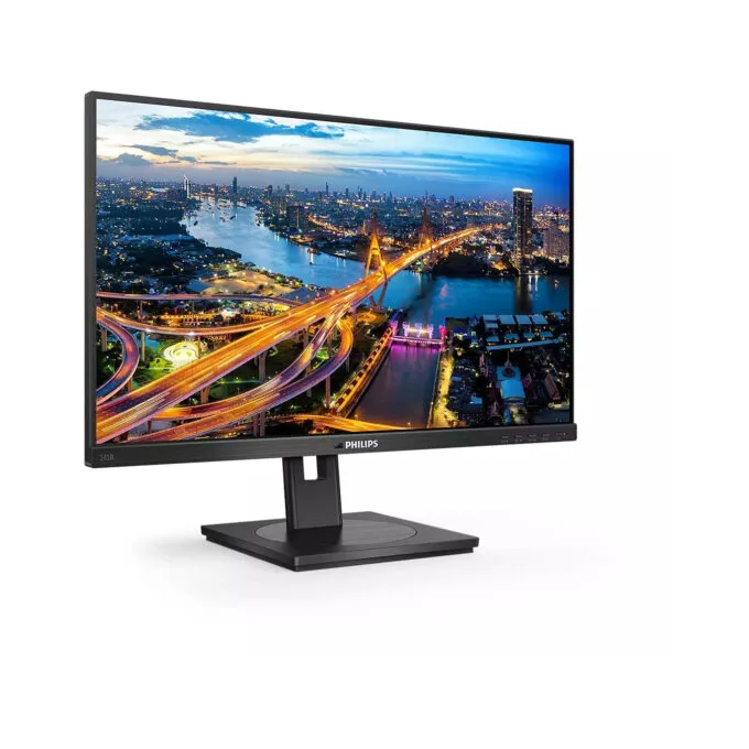 Philips B Line 245B1/00 - 24" QHD IPS Monitor (2560x1440), 75Hz, 4ms, Height/Pivot, Built-in Speakers, Black — image 3
