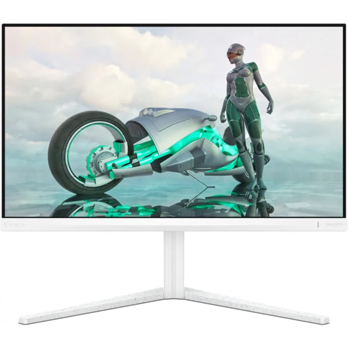 Philips Evnia 24M2N3201A - 23.8in Fast IPS Gaming Monitor, 1080p, 180Hz, 1ms (GTG), HDR10, White — image 2