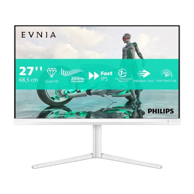 Philips Evnia 27M2N3501PA Quad HD Gaming Monitor - 27" Fast IPS 260Hz OC — image 1