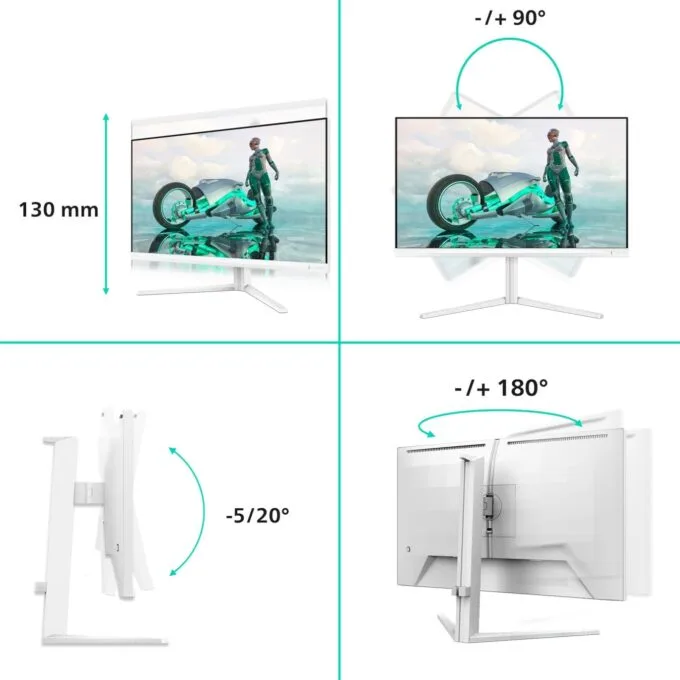 Philips Evnia 27M2N3501PA Quad HD Gaming Monitor - 27" Fast IPS 260Hz OC — image 2