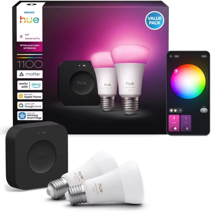 Philips Hue Starter Kit - Hue Bridge Pro + 2 E27 — image 4