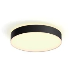 Philips Hue White Ambiance Enrave Ceiling Light L Black - 4500lm incl DS