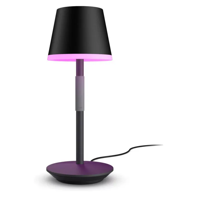 Philips Hue White & Color Ambiance Go Tragbare Tischleuchte Schwarz — image 1