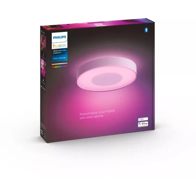 Philips Hue White & Color Ambiance Infuse Ceiling Light - RGB, White Finish, 4500 lm — image 3