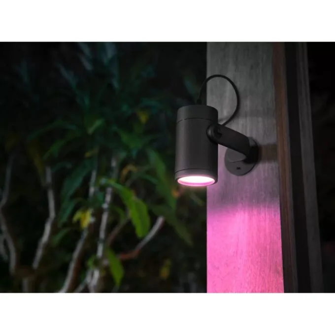 Philips Hue White & Color Ambiance Lily Spot 3 flg. Schwarz 3640lm Basis - 1741430P7 - White, ZigBee, 3x LED, IP65 Outdoor — image 3