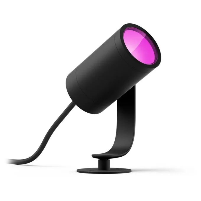 Philips Hue White & Color Ambiance Lily Spot - Color: Black, 640 lm, Dimmable, Hue-compatible — image 1