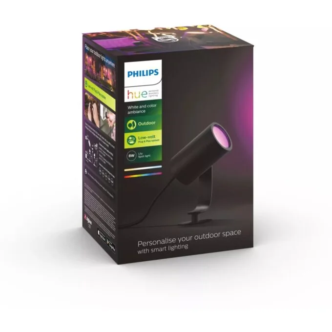 Philips Hue White & Color Ambiance Lily Spot Extension Black - 700 lm — image 8