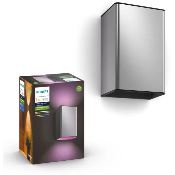 Philips Hue White & Color Ambiance Resonate Wall Lamp - RGB, 1200 lm, Silver — image 8
