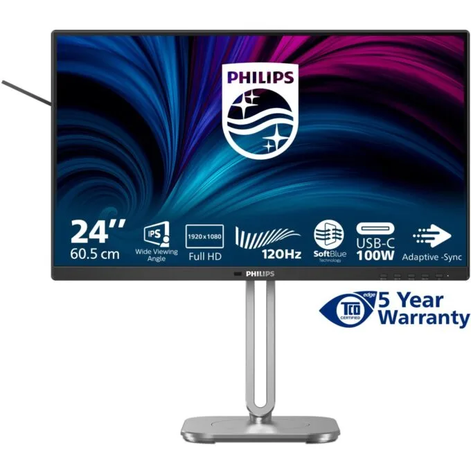PHILIPS Monitor - 24B2U4301/00 - 60.45 cm (23.8") diagonal, 1920x1080, HDMI, DP, USB — image 7