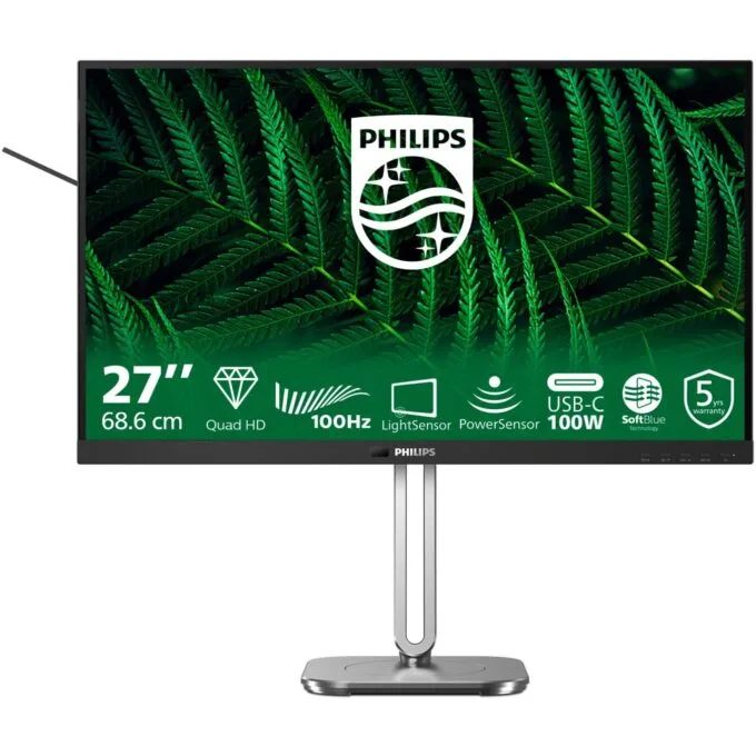 Philips Monitor - 27B2G5601 - 68.5cm (27.0') 16:09 HDMI+DP+USB-C IPS — image 1