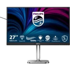 PHILIPS Monitor - 27Z - 68.58cm 2560x1440 120Hz IPS Flat H A 150 MM TUV EyeSafe certified USB HUB SPEAKERS Power Light sensor DP