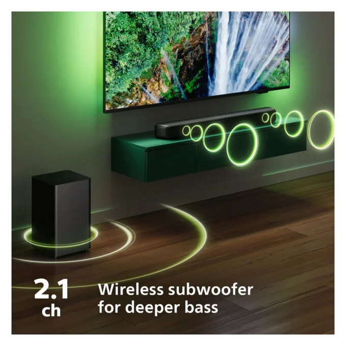 Philips Soundbar 2.1 TAB5309 10 mit kabellosem Subwoofer schwarz — image 12
