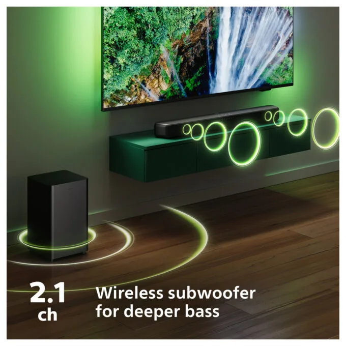 Philips Soundbar 2.1 TAB5309 10 mit kabellosem Subwoofer schwarz — image 38