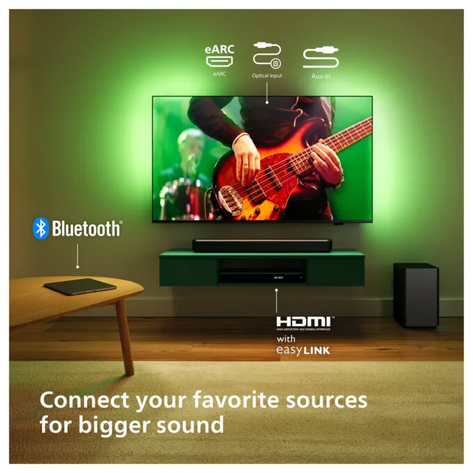 Philips Soundbar 2.1 TAB5309 10 mit kabellosem Subwoofer schwarz — image 43