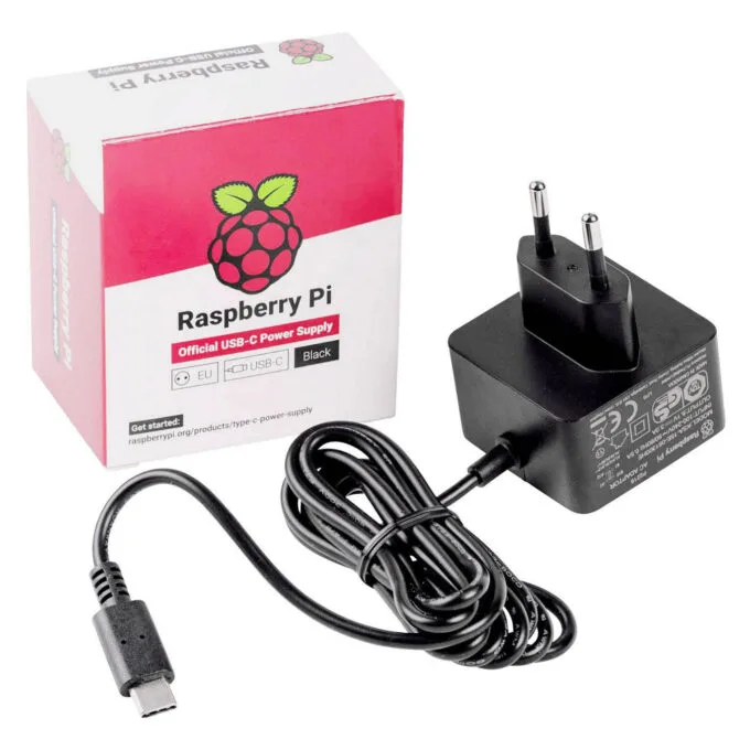 Pi 5 Netzteil schwarz 27W USB-C — image 1