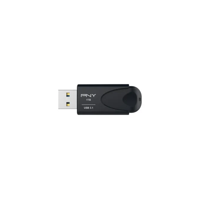 PNY Attaché 1TB USB 3.2 Gen1 Flash Drive - Black, 80 MB/s Read, Slide Design — image 4