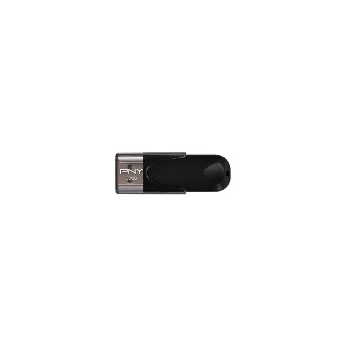 PNY Attaché 4 32GB USB 2.0 Flash Drive P-FD32GATT4-GE - Black — image 1
