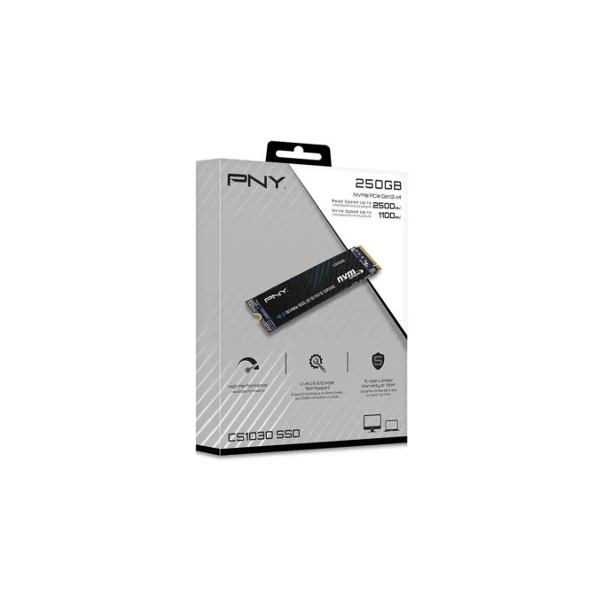 PNY CS1030 250GB M.2 NVMe PCIe Gen3 x4 SSD - M280CS1030-250-RB — image 7