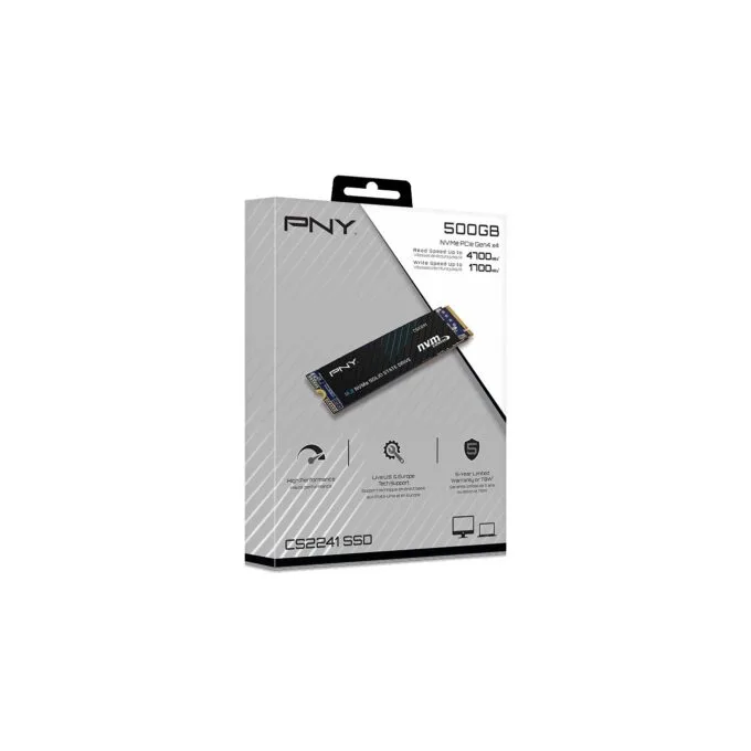 PNY CS2241 500GB M.2 NVMe PCIe Gen4 x4 SSD — image 4