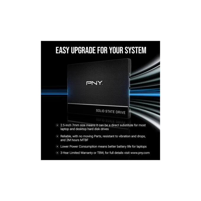 PNY CS900 1TB 2.5" SATA III SSD - 535 MB/s - SSD7CS900-1TB-RB — image 6