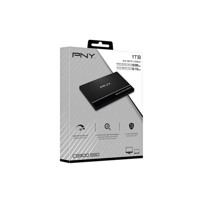 PNY CS900 1TB 2.5" SATA III SSD - 535 MB/s - SSD7CS900-1TB-RB — image 1