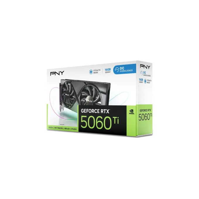 PNY GeForce RTX 5060 Ti Verto OC - 16GB GDDR7 Dual-Fan - PCIe 5.0 x8, 2692 MHz Boost — image 9