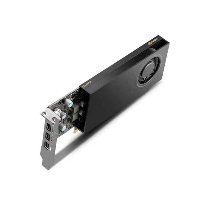 PNY Quadro RTX A1000 - VCNRTXA1000-SB - Low-Profile Single-Slot, 8GB GDDR6 Workstation GPU — image 1