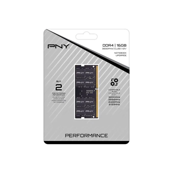 PNY RAM SODIMM DDR4 3200MHz CL22 16GB Notebook Memory - DDR4 3200MHz CL22 16GB Notebook Memory — image 5