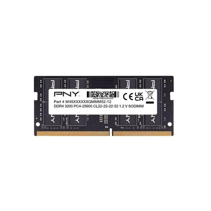 PNY RAM SODIMM DDR4 3200MHz CL22 16GB Notebook Memory - DDR4 3200MHz CL22 16GB Notebook Memory — image 1