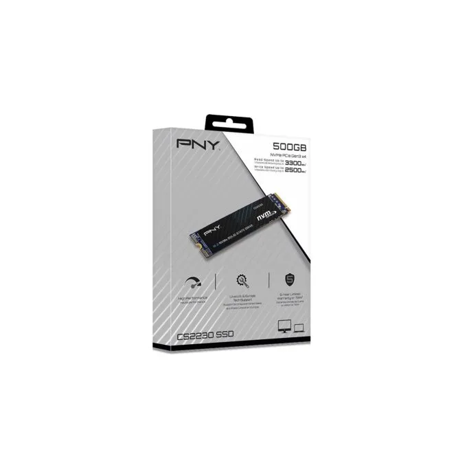 PNY SSD - CS2230 - M.2 NVMe PCIe Gen3 500GB — image 3