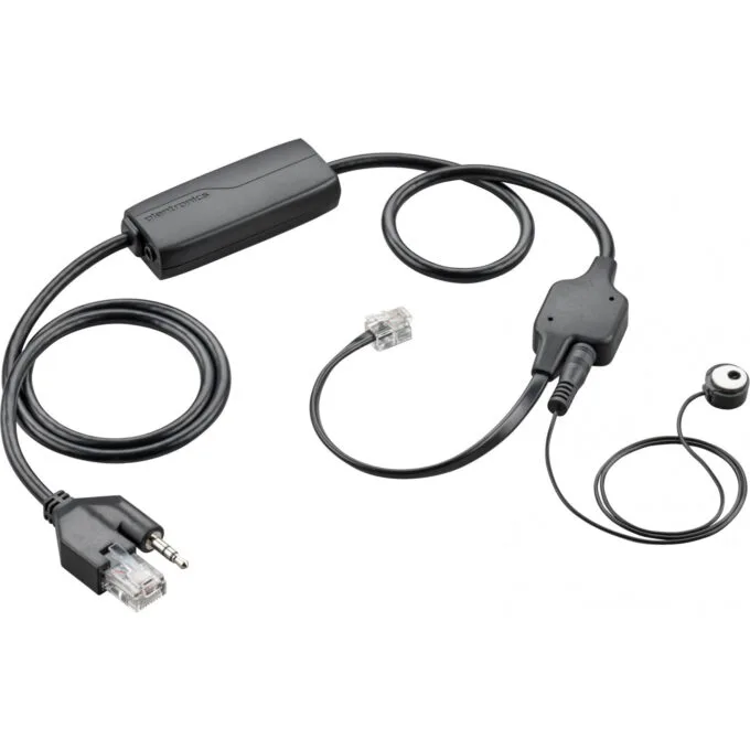 Poly APV-63 Electronic Hookswitch Module - APV-63 - Black EHS Adapter for Avaya — image 1