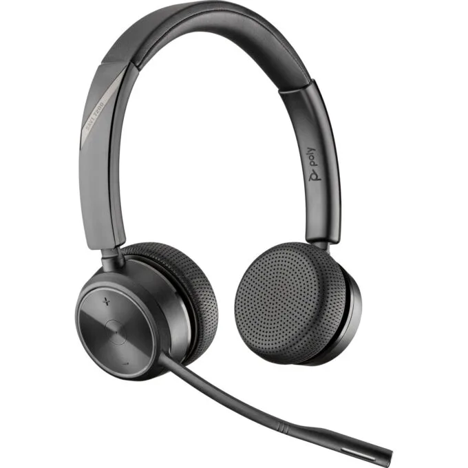 Poly Savi 7220 Office DECT Headset - Savi 7220 - Binaural Headband, Black — image 4