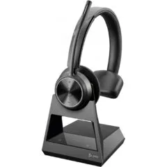 Poly Savi 7310 DECT Wireless Headset - Mono - USB-A Adapter - Black - 13h Talk Time