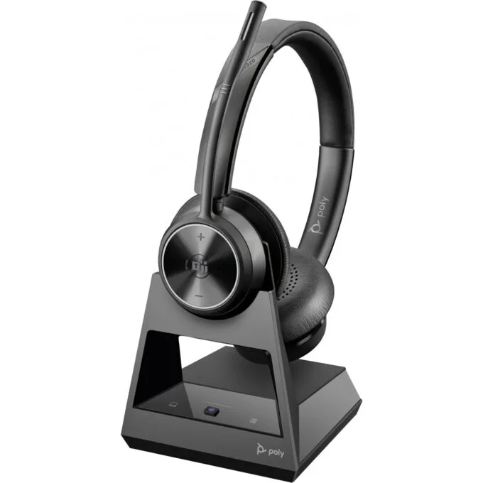 Poly Savi 7320-M Headset - Savi 7320-M - Black, DECT 1880-1900 MHz, USB-A, Stereo, Teams-certified — image 2