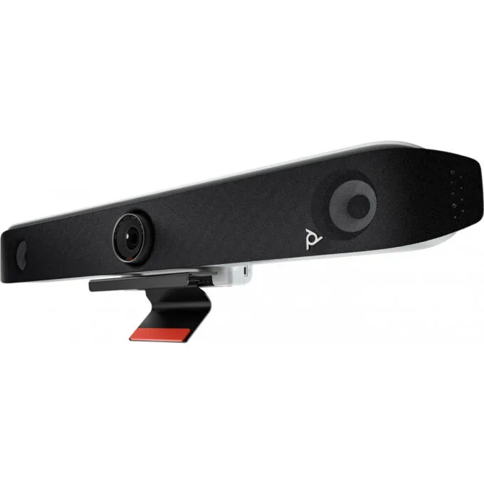 Poly Studio X52 All-in-One Video Bar - X52 - White, 4K UHD 30fps, 95° FOV, 5x Zoom, Android — image 2
