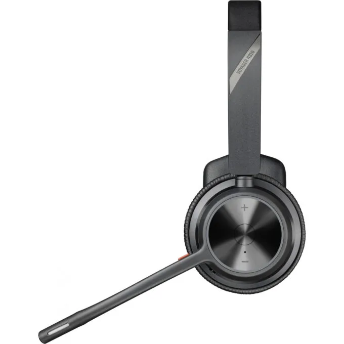 Poly Voyager 4310 UC - Monaural Bluetooth 5.2 Headset with BT700 USB-A Adapter & Charging Stand - Black — image 3