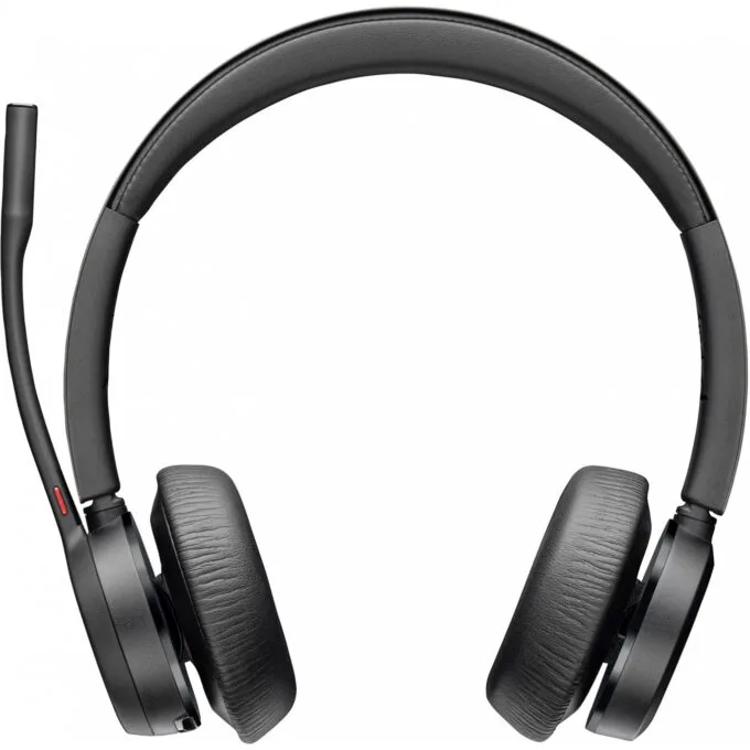 Poly Voyager 4320 UC Headset Teams Certified BT5.1 BT700 Stand Black — image 1