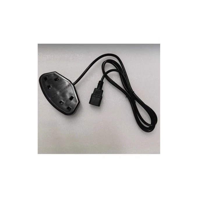 PQ-114 2WAY UK POWER SOCKET WITH 1,5m CORD W C14 PLUG GR KABEL — image 1