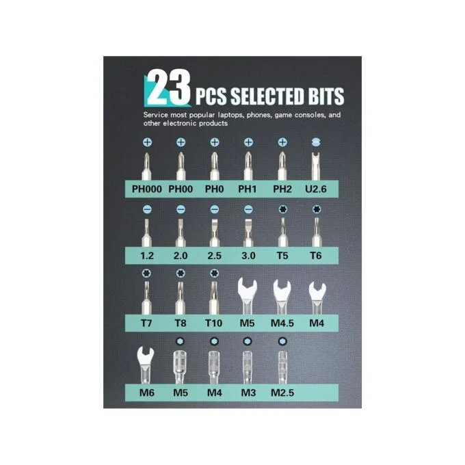 Proskit Repair Precision Tool Set - SD-9827M - 27 Inserts — image 2