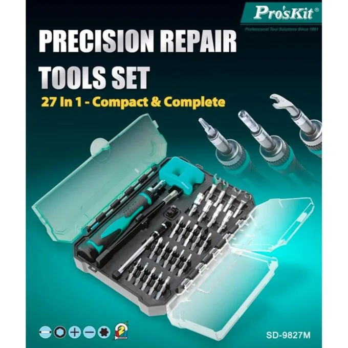 Proskit Repair Precision Tool Set - SD-9827M - 27 Inserts — image 5