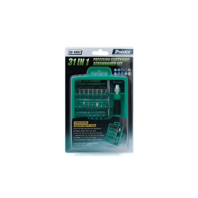 Proskit Screwdriver Precision Set of 30pcs - SD-9802 - Precision Set of 30pcs — image 6