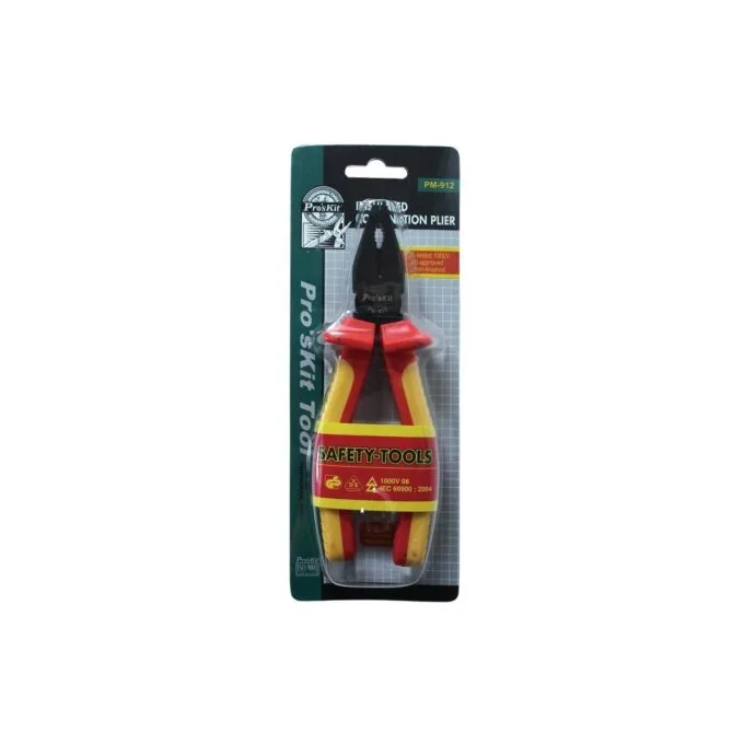 Proskit VDE Insulated Combination Pliers - PM-912 - VDE Insulated Combination Pliers — image 4
