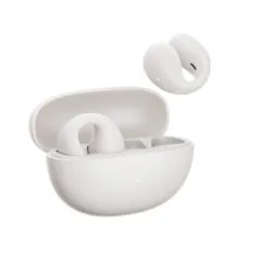 QCY Crossky C10 White Open Ear TPU Earclip - C10 - Open-Ear, BT 5.4, IPX5