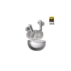 QCY Melobuds N70 ANC Silver Titanium - HT18 - TWS Flagship Hi-Res Earbuds, BT 6.0, IPX5, Wireless Charging