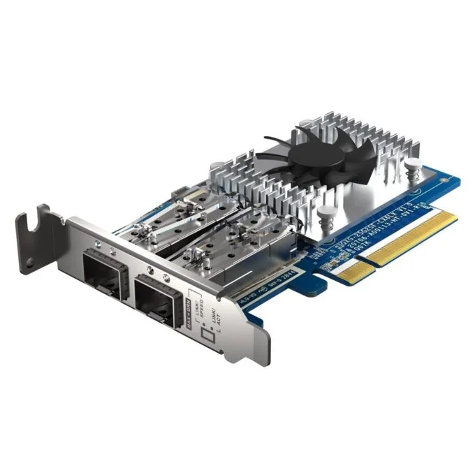 QNAP 25GbE SFP28 Network Card for Server & NAS - QXG-25G2SF-CX6 - 25GbE SFP28 — image 1