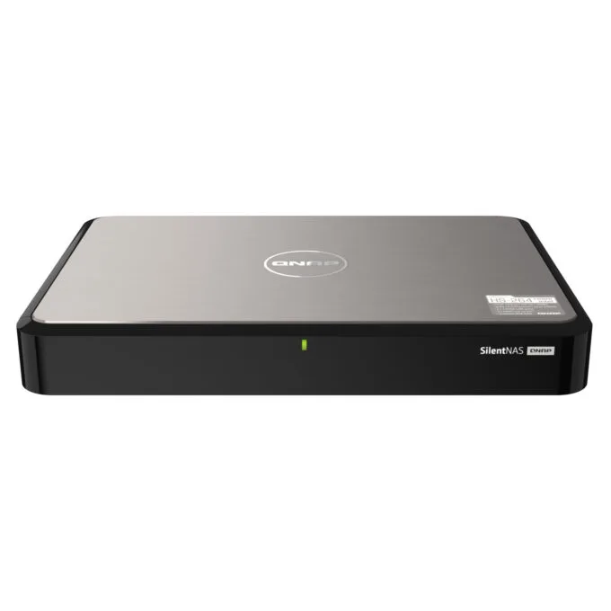 QNAP HS-264 NAS Server - HS-264 - Black, 8GB RAM, Intel Celeron N5105 2.0–2.9GHz, 2-bay HDD/SSD, 2x2.5GbE, HDMI 2.0 — image 1