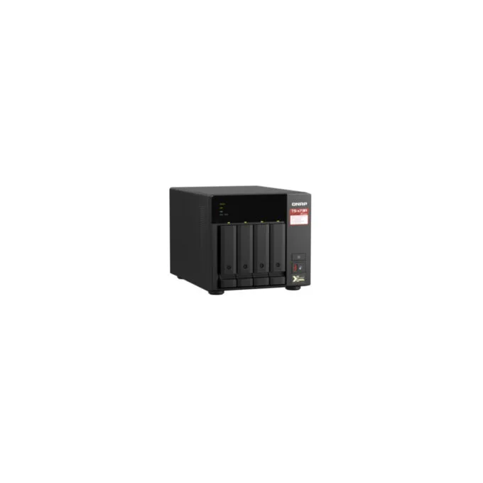 QNAP NAS Server - TS-473A-8G - 4-Bay, AMD Ryzen V1500 2.2GHz, 8GB RAM (ECC-capable), Dual 2.5GbE, USB 3.2 Gen2-C — image 4