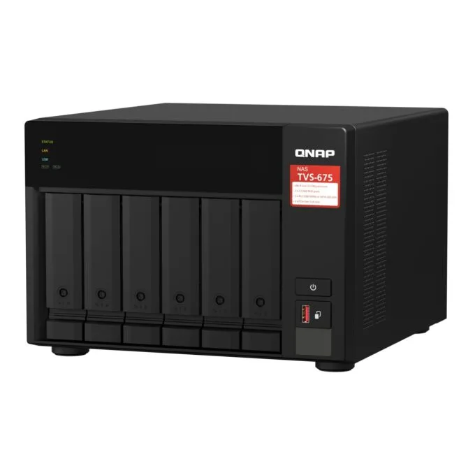 QNAP NAS Server TVS-675-8G - 6-Bay, Black, 8 GB DDR4, 2.5 GHz, 8-core — image 5