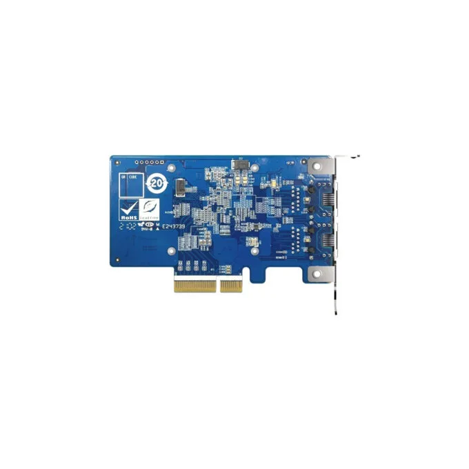 QNAP Network Adapter - QXG-10G2T-X710 - Dual RJ45 Gigabit PCIe 3.0 x4 NAS Ethernet Card — image 2