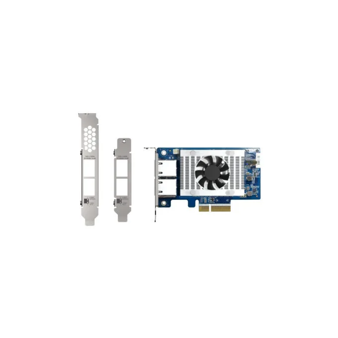 QNAP Network Adapter - QXG-10G2T-X710 - Dual RJ45 Gigabit PCIe 3.0 x4 NAS Ethernet Card — image 1